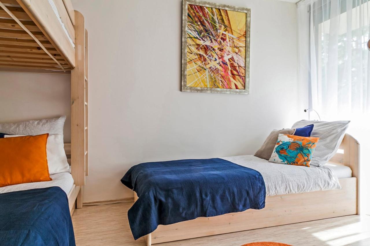 Panoramic Art Apartment With Jacuzzi บาลาตอนแลลเล ภายนอก รูปภาพ